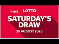 The National Lottery Lotto Draw Live results from Saturday 15 Aug 2026 tonight s lotto