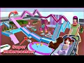 MAP UPDATE Big Ultimate Pink Rollercoaster Kids and Babies Park in Sakura School Simulator