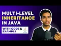 Multi Level Inheritance In Java - Object Oriented Programming In Java Indian Programmer