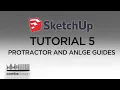 Sketchup Free Tutorial 5 Protractor and Precise Angles