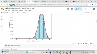 Create a binomial distribution with Python
