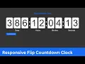 16 jQuery Plugin Tutorial Flip Countdown Timer Flip Countdown Clock Learn with Gsarwar