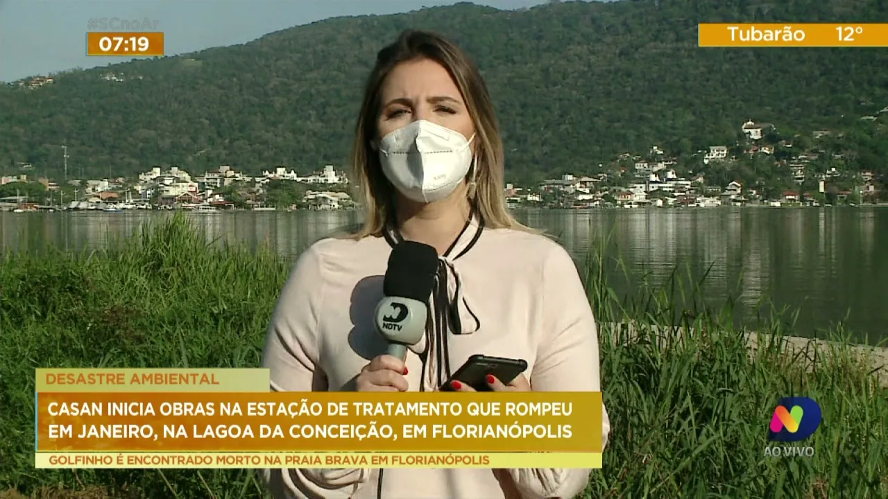 Desastre ambiental: Casan inicia obras na estação de tratamento que rompeu em janeiro