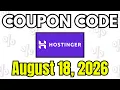 Hostinger Coupon Code Promo Code August 2026 Hostinger Discount Code 2026