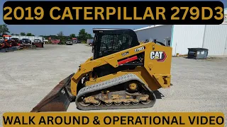 2019 Caterpillar 279D3 Skid Steer Loader Walk Around Operational 37 900