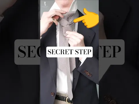 How To Tie The Secret Menswear Knot
