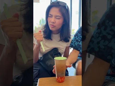Get the straw in the boba challenge (FAMILY edition!)