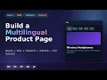 Build a Multilingual Product Page with React Vite Tailwind CSS i18next