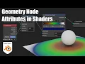 Using Blender 2 93 Geometry Node Attributes in Shaders