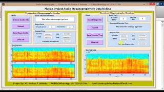 Matlab Code for Steganography for data hiding