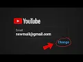 How to Change Email on your YouTube Channel 2025