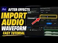 How to enable After Effects waveform import for synced visuals - Easy Tutorial