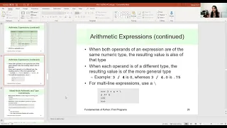Arithmetic Expressions in Python
