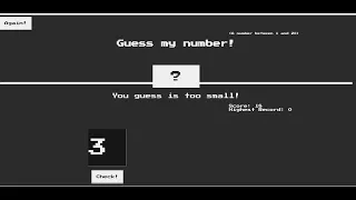 Guess Number In JavaScript With Source Code Source Code Projects
