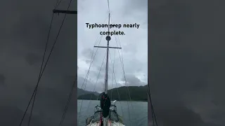 I’ve done all I can.  Now up to her #typhoon #sailing #island