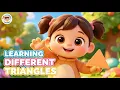 Learn Triangle Shapes Fun Shape Learning for Toddlers Nursery Rhymes for Kids