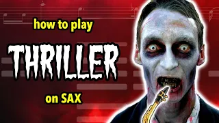 Download How to play Thriller on Sax | Saxplained MP3