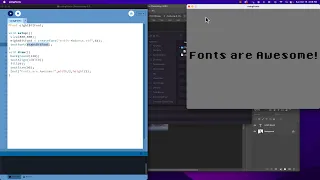 Using Custom Fonts in Programming with Processing
