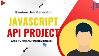 Build a Random User Generator with JavaScript API Beginner-Friendly Project
