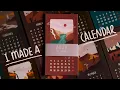 making 2021 calendar from the scratch with my illustrations