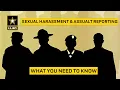 SHARP Restricted and Unrestricted Reporting