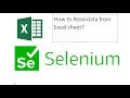 How to Read data from Excel sheet in Selenium - Selenium WebDriver Session 30