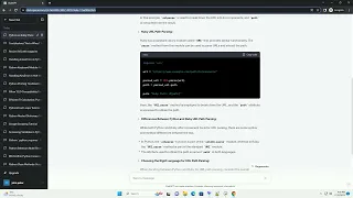 different between python and ruby when parsing URL path which is valid