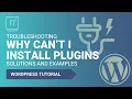 Why Can t I Install Plugins on WordPress Solutions and Troubleshooting Plugin Upload Issues