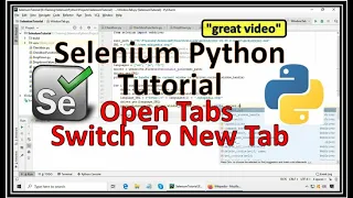 Selenium Python Switch To New Tab Selenium Python Switch To Window Selenium Python Switch Tab