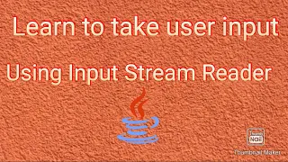 How To Take User Input Using InputStreamreader ProgrammingWithKmRk