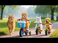 Download Lagu Mama Cat Trims Fur on the Farm and Makes Tiger Hat For Kittens At Home🐾🎩🐯