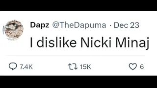 Saying “I dislike Nicki Minaj” on twitter. Will I survive?