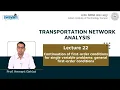 Lecture 22 Continuation of first-order conditions for single variable problems