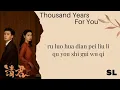 Lagu 《Ost 》Zhang Bi Chen - Indefinite At Times 《Thousand Years For You Full Ost 》Lyrics
