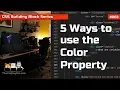 CSS Color Property - 5 ways to use the Color Property