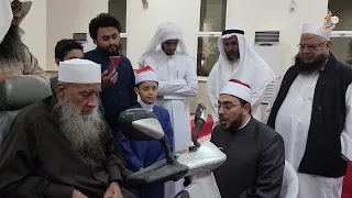 تلاوة الشيخ هشام عبد الباري في حضرة الشيخ أبي إسحاق الحويني برواية خلف عن حمزة من الطيبة 