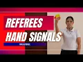 REFEREES HAND SIGNALS IN VOLLEYBALL