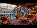 Lagu Soft Winter Jazz Music at Cozy Coffee Shop Ambience ❄ Warm Jazz Instrumental Music for Good Moods