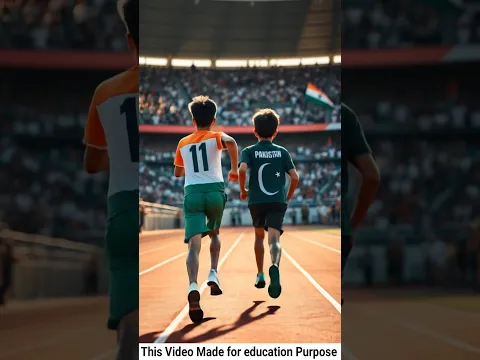 India vs Pakistan Race Challenge 😭😭 #ai #aishorts #shorts #viral #facts #aivideo