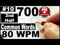 700 Exercise 10 Second Half 80 WPM By Farooq Latif 700 in PDF can Download from link below