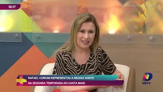 Rafael Corcini representou a região Norte na segunda temporada do Canta+