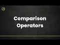 Javascript Course - Comparison Operators