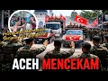 Lagu Mencekam⁉️Bentrok di Aceh Berlangsung Hingga Malam Hari