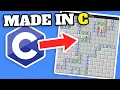 I Made Minesweeper in C