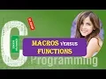 Macros versus Functions in C Programming IN HINDI