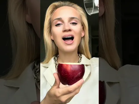 Apple Coffee 🍎 ☕️ #asmr #food #mukbang #coffee #apple