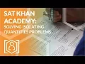 SAT Khan Academy Solving Isolating Quantities Problems Great for SAT Test and ACT Test prep