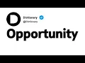 Opportunity Synonyms Similar Words