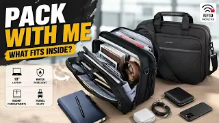 KROSER 18-Inch Expandable Laptop Briefcase Pack With Me What Fits Inside