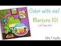 Color with Me - Beginner 101 Marker Coloring in Coco Wyo Books
